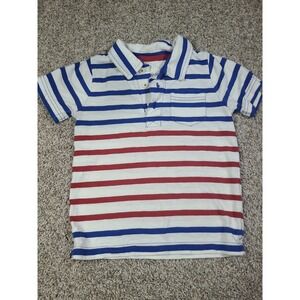 Mini Boden boys striped polo shirt 2-3 years